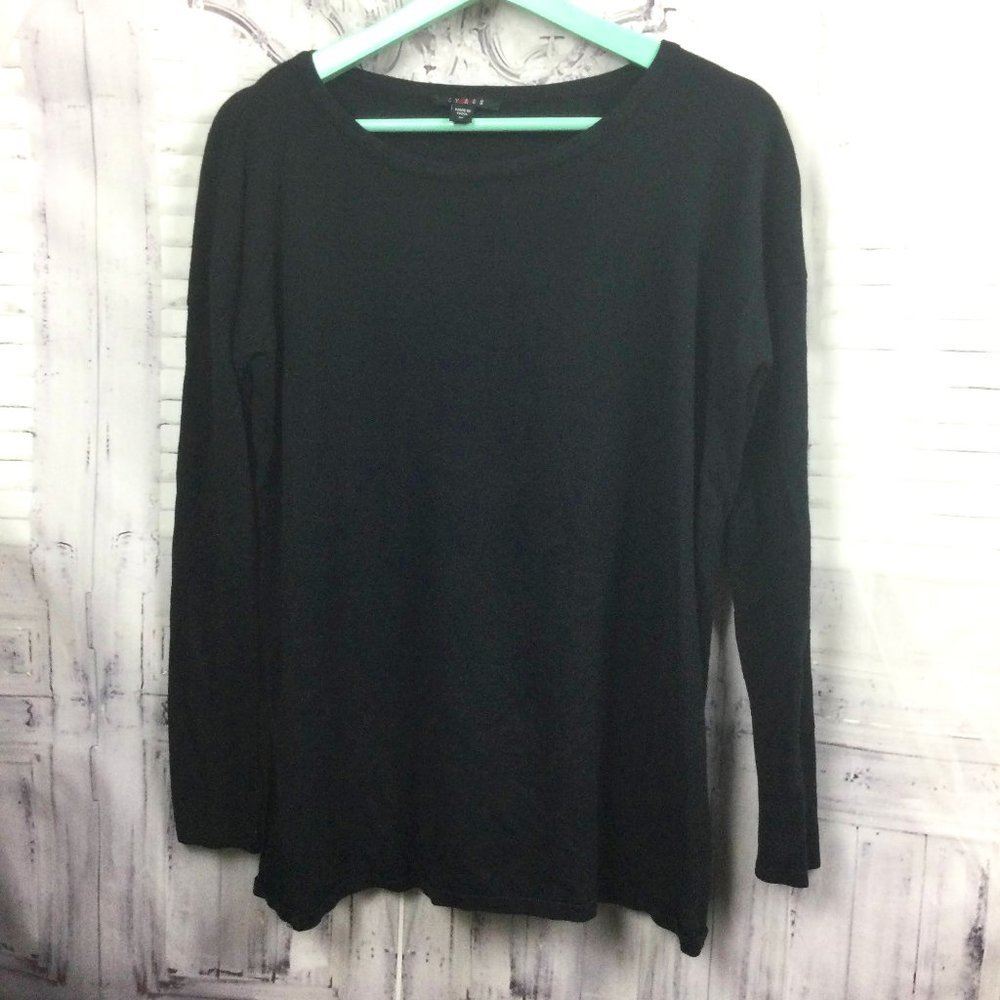 Cyrus Black Long Sleeve Tee Shirt M